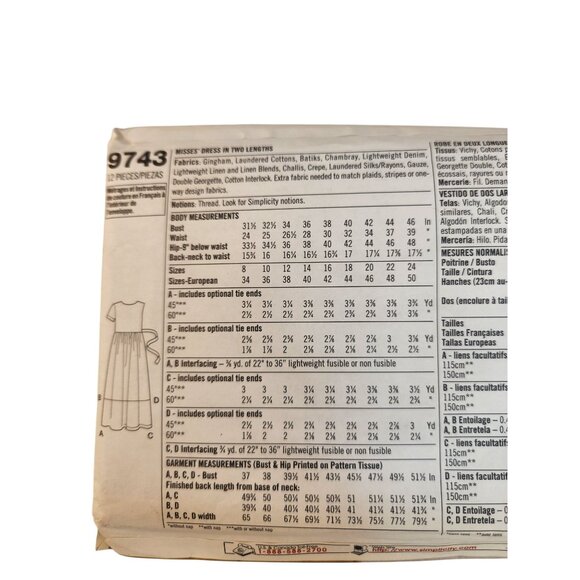 McCalls & Simplicity Dress Sewing Patterns Bundle Women’s Sizes Multiple Options - Picture 4 of 12